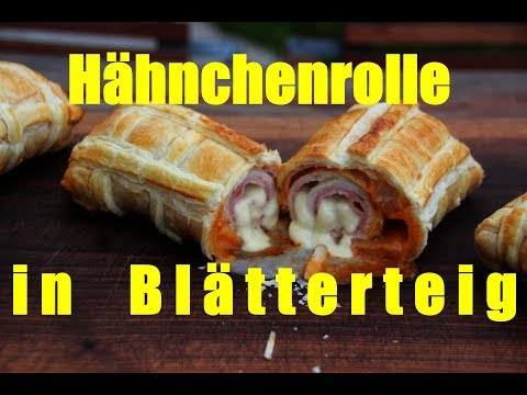 Video: Wie Man Hähnchenröllchen In Blätterteig Macht