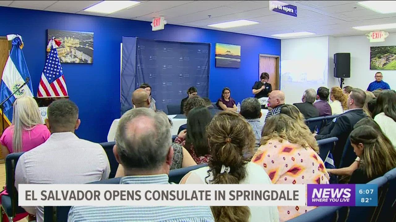 El Salvador opens consulate in Springdale YouTube