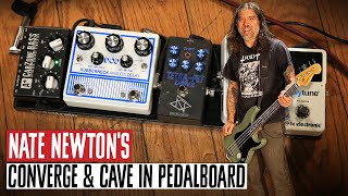Nate Newton&#39;s Converge &amp; Cave In Pedalboard