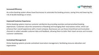 Online Booking System