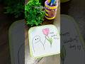 Cute Valentine's Day Card 🌷✨#cards #ytshorts