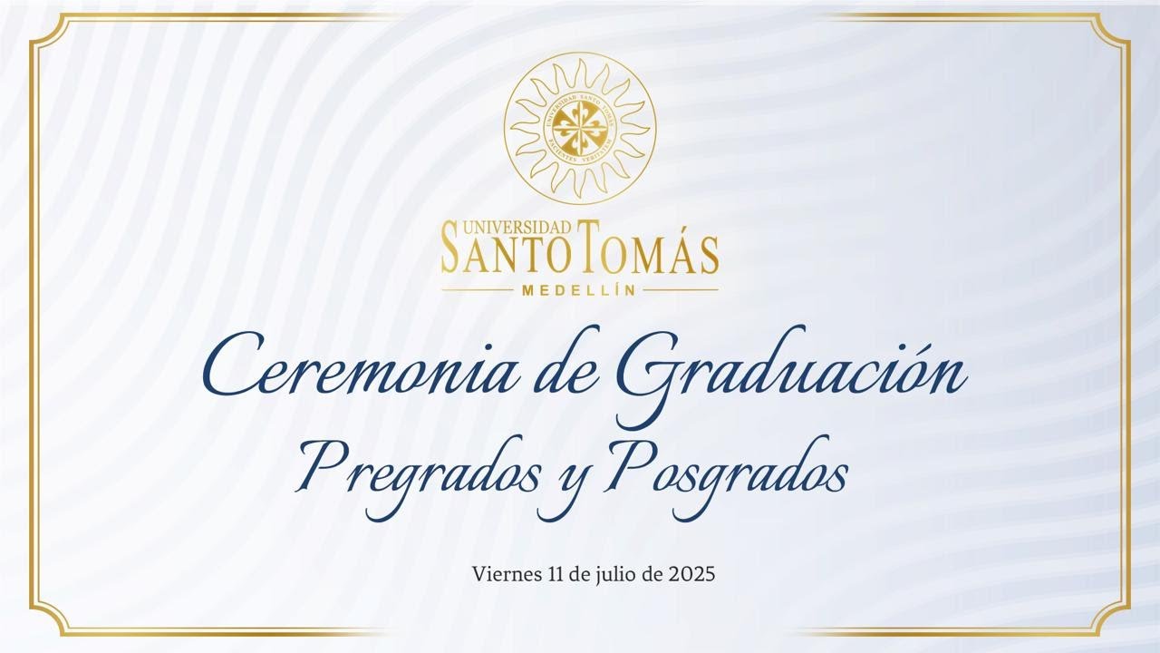 Ceremonia de Grados Pregrados y Posgrados - YouTube