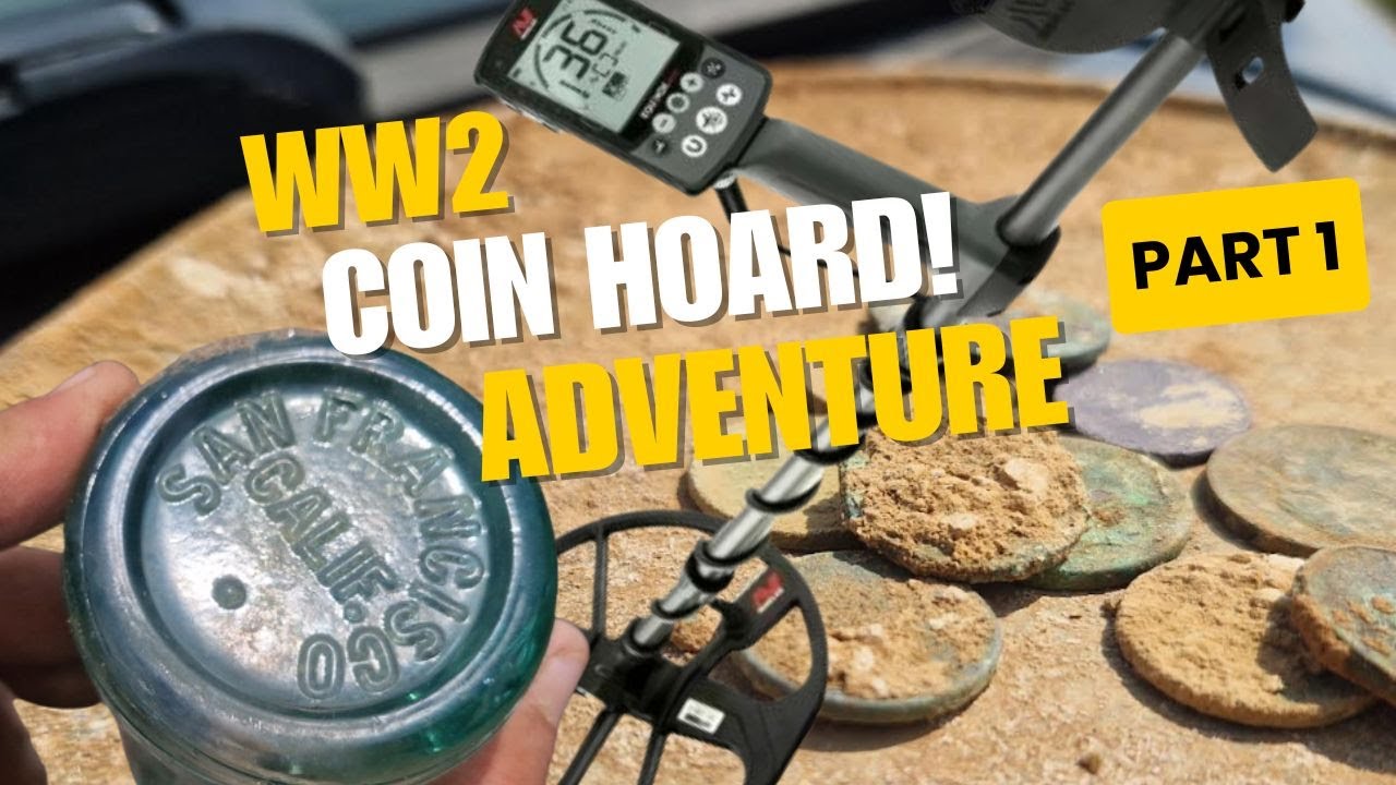 WW2 Coin Hoard! Metal Detecting & Exploring WW2 Sites | Ascension Island