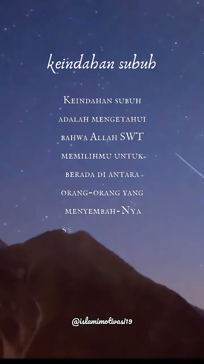 Keindahan subuh || motivasi islami || kata bijak islami#shorts