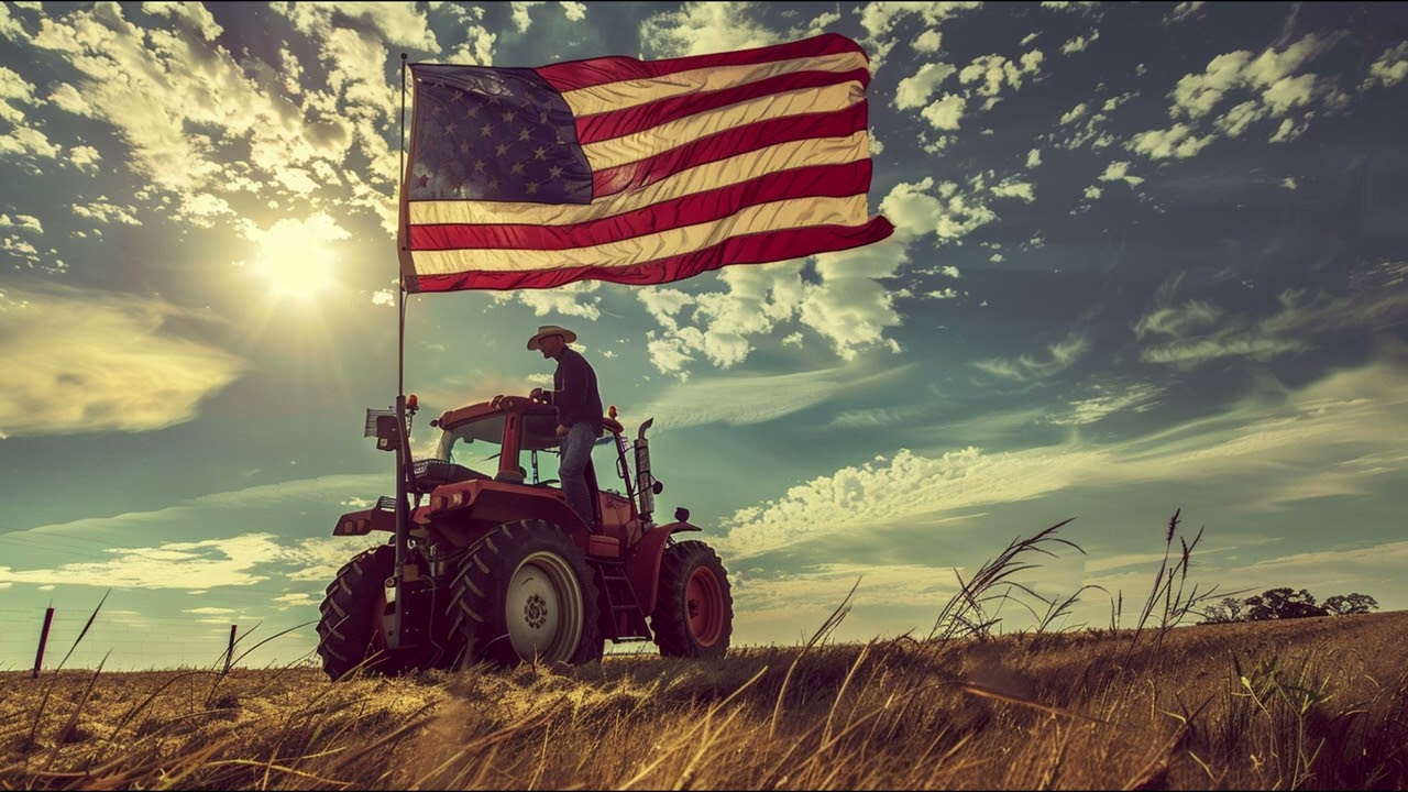Thumbnail for the country song Working With A Tracktor On The Fields of Gold