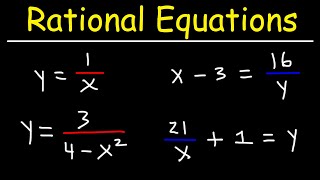 How To Solve Systems of Rational Equations - Algebra