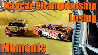 Nascar Championship Losing Moments