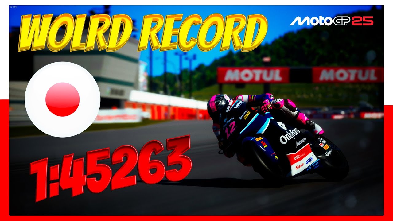 🏆WORLD RECORD MOTEGI🎌 Moto2 | MotoGP 25 | Maweysito