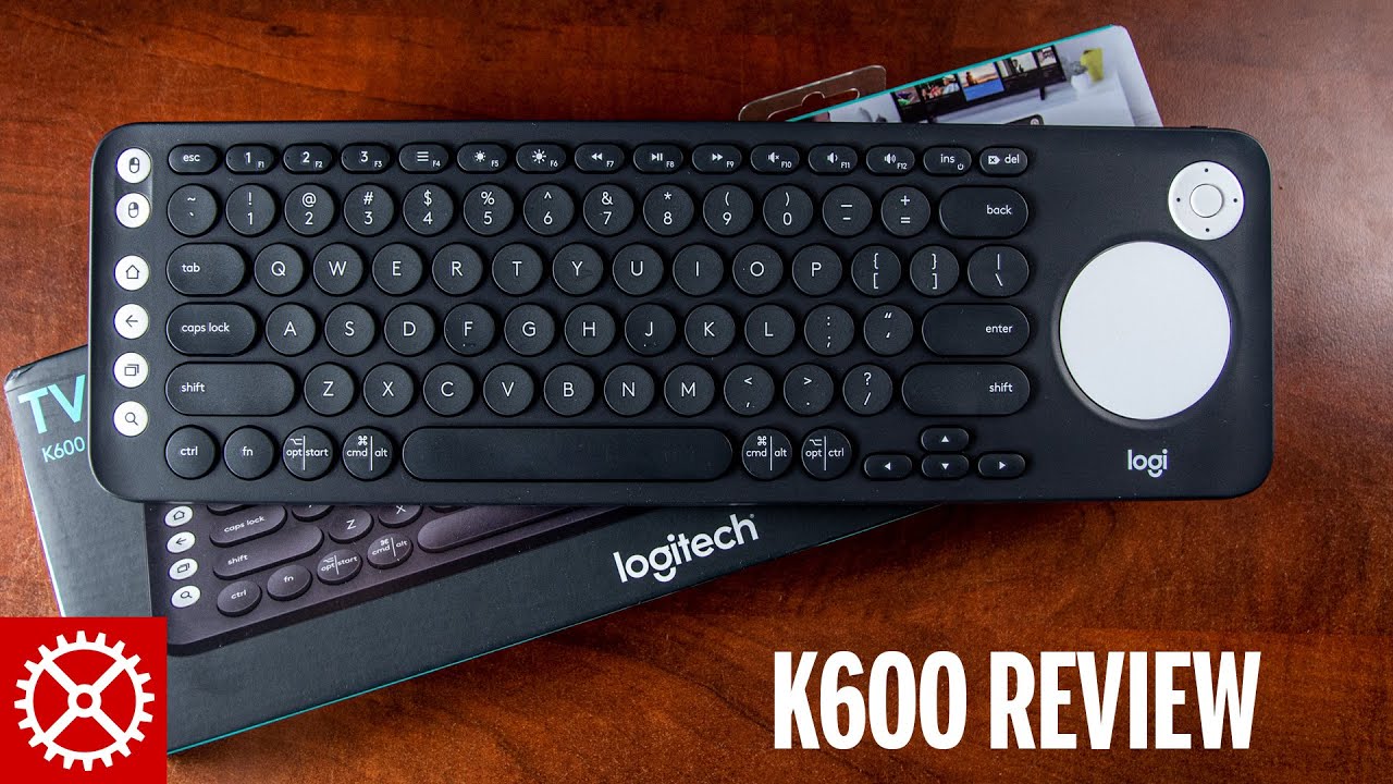 Logitech K600 Keyboard Trackpad Review Pair 3 Bluetooth Devices 
