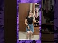 Kaos Rib Knit Baju Y2K Vintage Lengan Pendek T-Shirt Wanita Terbaru