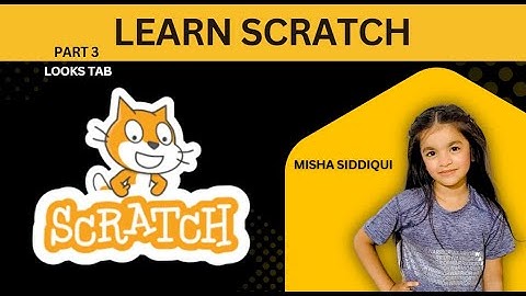 Scratch Part 3 | Explanation of looks tab | Full guide