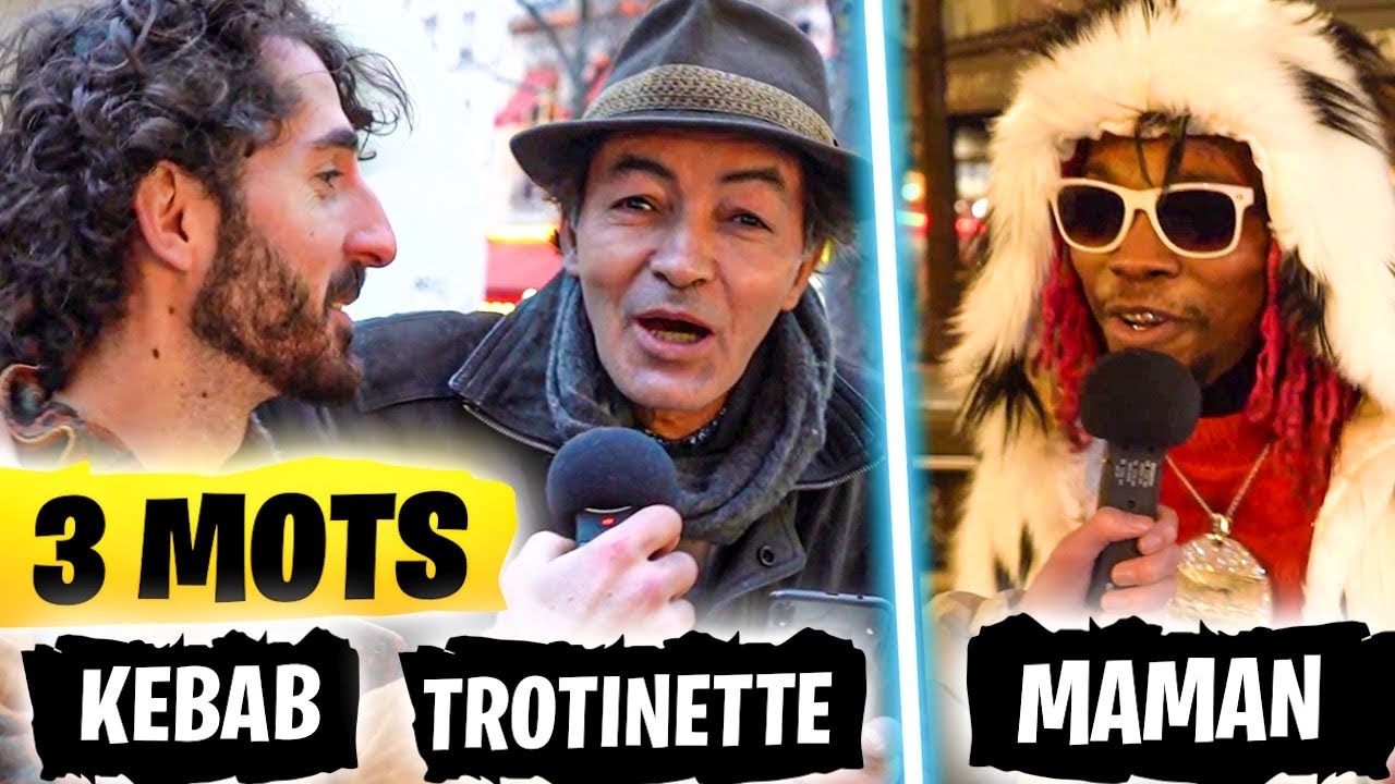 IL FAIT DU RAP FREESTYLE AVEC LES MOTS DES INCONNUS!