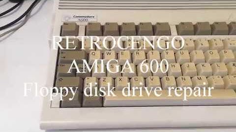 Commodore Amiga 600 Floppy disk drive repair