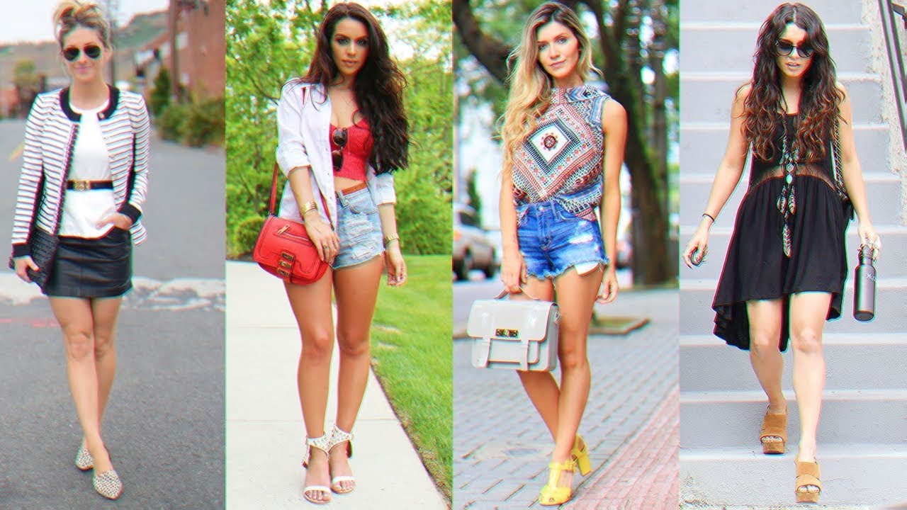Tendencias 2018 Para Mujer Juvenil Mejores Outfits Casual Youtube