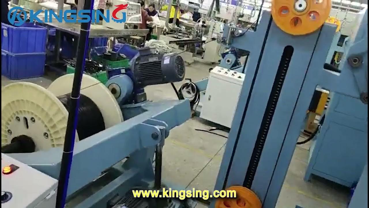 Automatic Two-core Flat Wire Production Line - YouTube