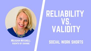 Reliability vs. Validity  Social Work Shorts  ASWB Study Prep (LMSW, LSW, LCSW Exams)