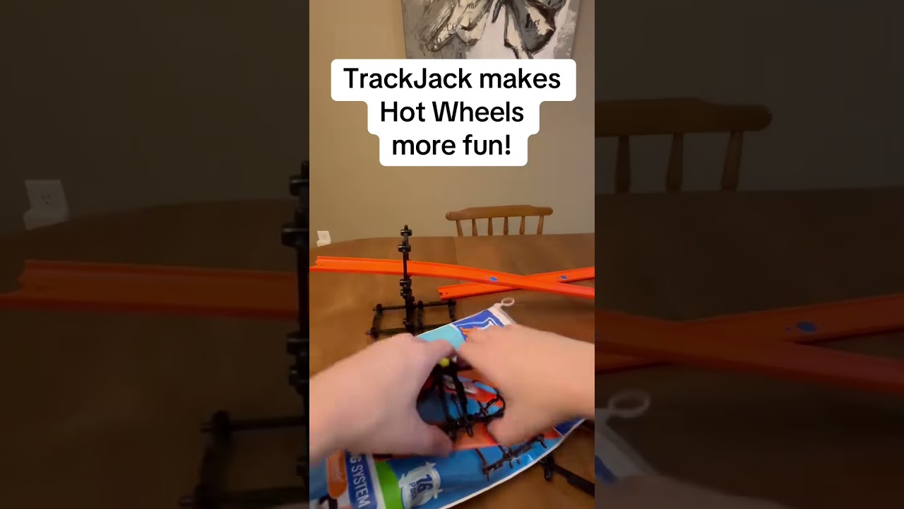 TrackJack makes Hot Wheels more fun with the ultimate track-building system