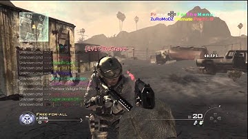 [MW2/1.14] ZuRoMoDZ V1.1 CFG Mod Menu | No Jailbreak Needed