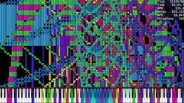 [BLACK MIDI] UltraLight MIDI Player - Beyond her Garden 1.3 million ~ WoodenToaster