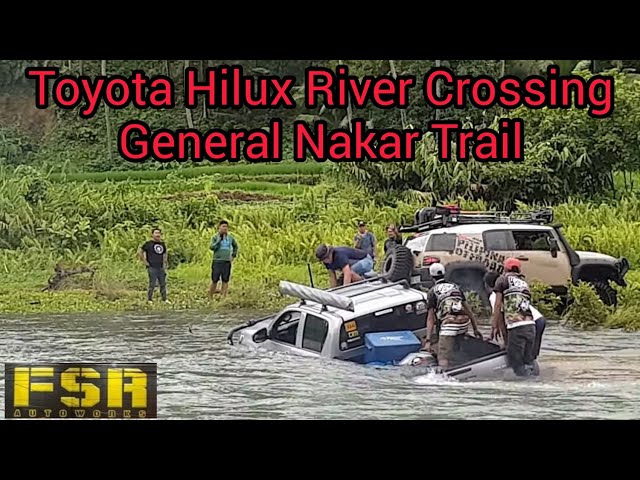Toyota Hilux @ General nakar trail River Crossing 4x4 OFFROAD class=
