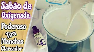 SABÃO de OXIGENADA tipo VANISH – Ele não deixa nada amarelo