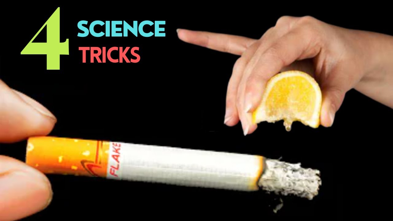 4 Easy Science Experiments To Do At Home !! RD VISION - YouTube