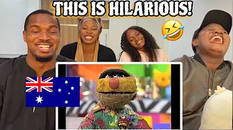 FOREIGNERS  REACTS To AGRO Australia's RUDEST Puppet! | Agro Being Rude To Ann-Maree | HILARIOUS