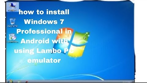 How to install Windows 7 on Android with using Limbo PC emulator #shorts #popular