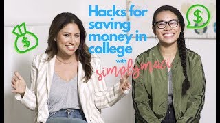 Hacks For Saving Money In College with SimplyMaci!