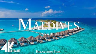 Мальдивы 4K — живописный фильм для релаксации с успокаивающей музыкой — видео о природе 4K UltraHD