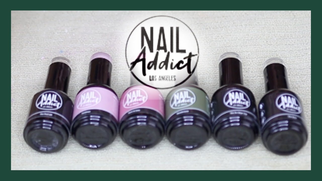 Mani Monday NAIL Addict Gel Polish Unboxing & Swatches YouTube