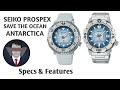 Seiko Prospex Antarctica Monster Save the Ocean Penguin Footprint Dial SRPG59K1 SRPG57K1