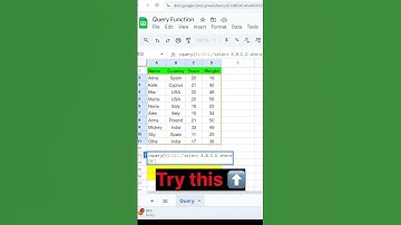 Filter and Sort like a Boss😎 QUERY Excel Hack #excel