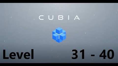 Cubia - 3D Slide Puzzle Level 31 - 40 Walkthrough