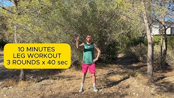 10 Min Leg Strength Workout for Runners (No Equipment)
