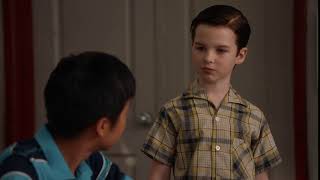 Young Sheldon - you are on my spot!