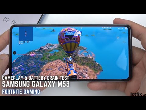 Samsung Galaxy M53 Test game Fortnite Mobile with Dimensity 900, 120Hz Display