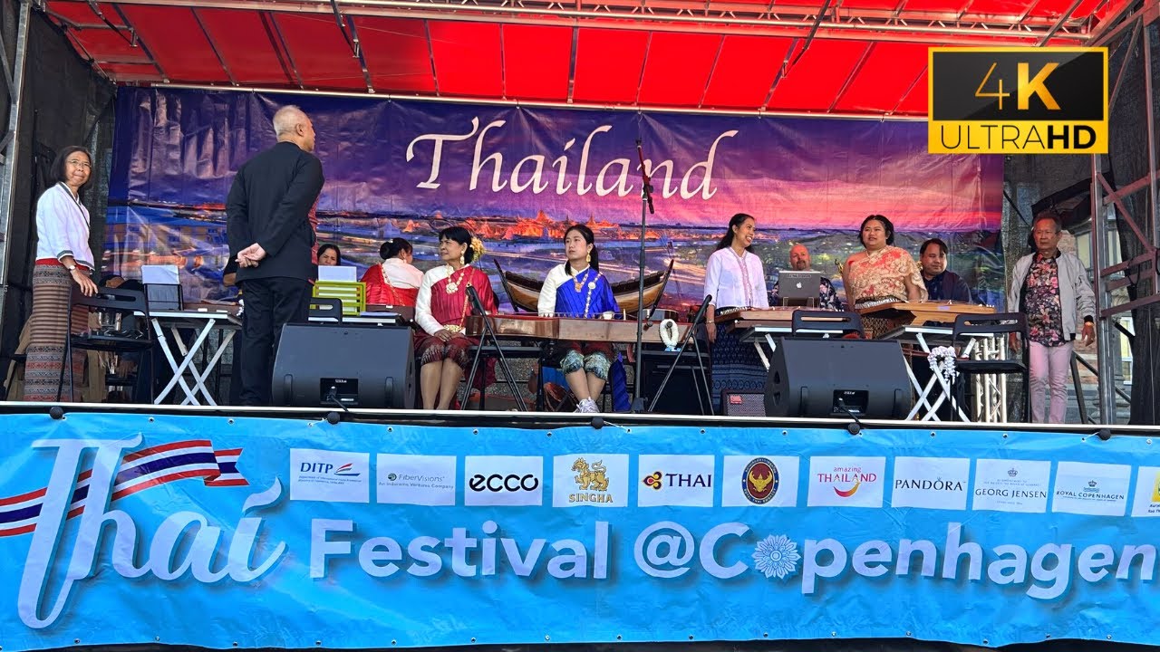 Thai Festival Copenhagen 2023 Thai food, music and dance YouTube