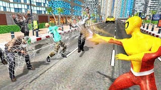 Flying Spider Hero City Crime Battle Walkthrough Spider Hero City Fight #2 Android Gameplay screenshot 1