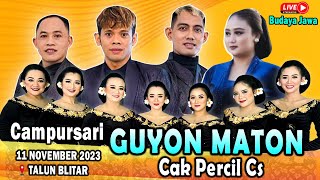 🔴 Live Guyon Maton Cak Percil Cs | Di Lapangan Jabung Talun Kab. Blitar  -  11 November 2023