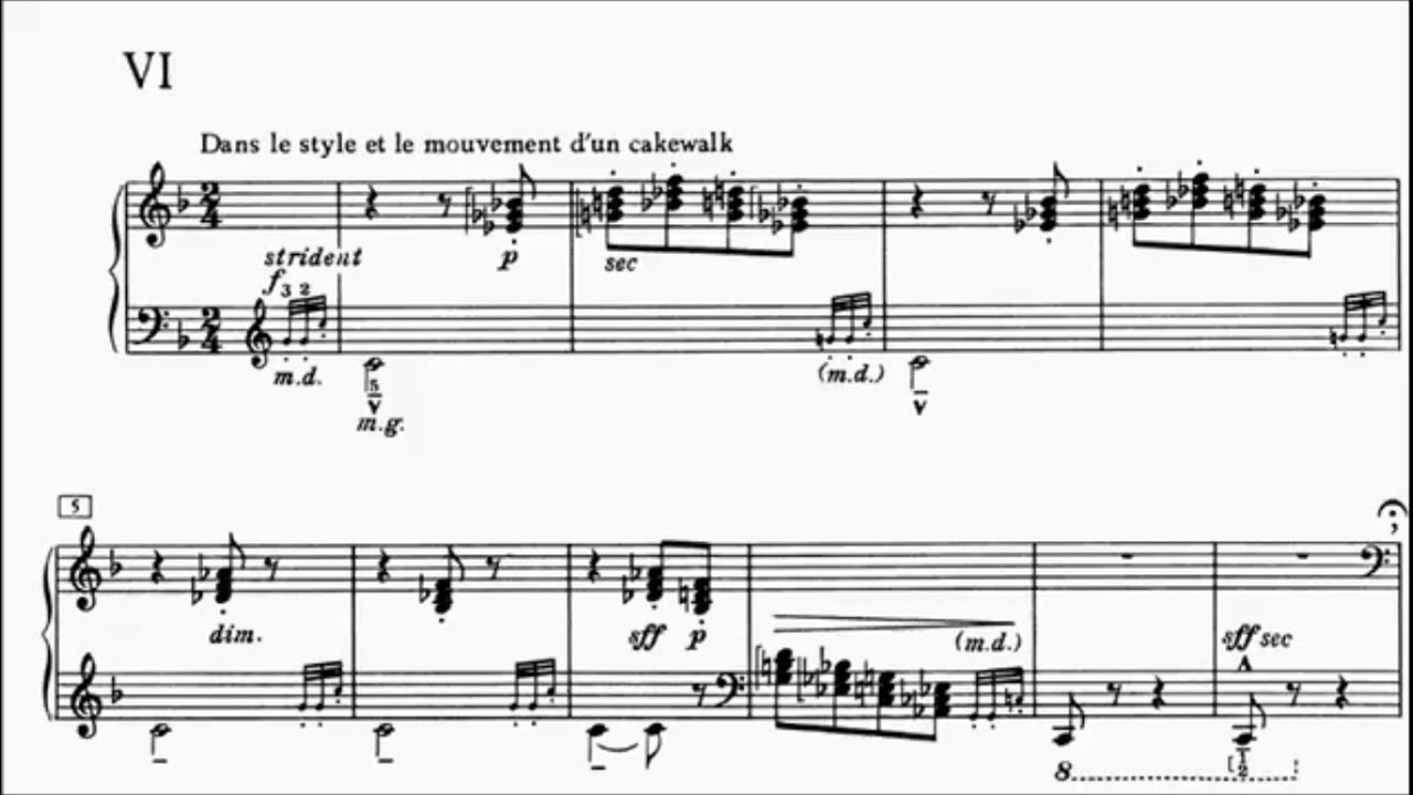 RCM Piano 2022 Grade 10 List D No.3 Debussy Prelude Book 2 No.6 Sheet Music