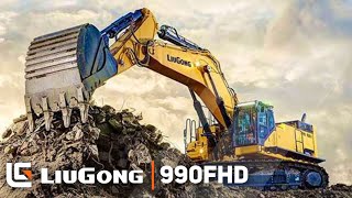 LiuGong 990F HD | Первый в мире обзор на 93-тонный гусеничный экскаватор