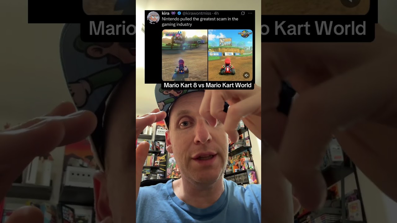 Марио Карт 8 против Мира Марио Карт