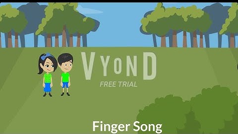 Finger Song Nursery Rhymes Kids Songs (Vyond Version)