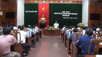 Quảng Bình bàn biện pháp phát triển nông nghiệp công nghệ cao