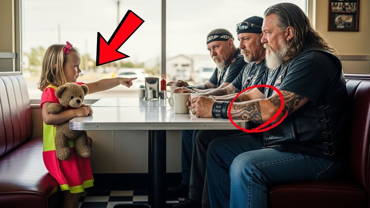 „Sir… meine Mama hat dasselbe Tattoo wie Sie“, sagt das Mädchen – die Biker sind schockiert