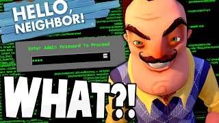 HELLO NEIGHBOR'S BIGGEST SECRET! Access Code Solved! - Hello Neighbor Alpha 4 Gameplay screenshot 5
