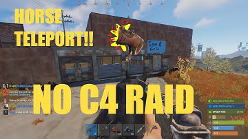 Rust HORSE GLITCH through BASE