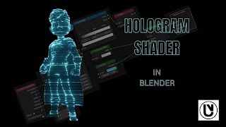 Simple Hologram Shader in Blender