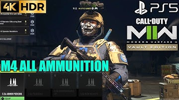 Vault Edition MW2 M4 All Ammunition | Modern Warfare 2 Vault Edition M4 Ammunition|MW2 M4 Attachment